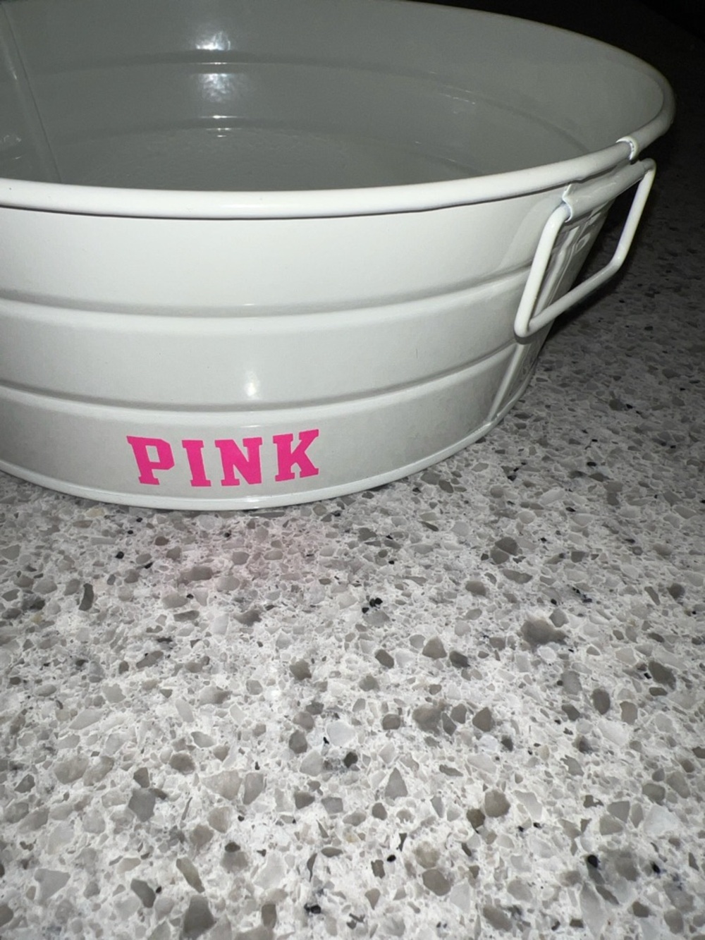 Pink VS Small Beauty Decor Display Bin - Picture 4 of 5